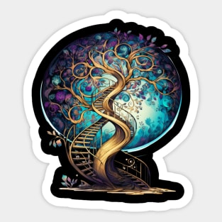 The Tree of Life Reimagined Sticker